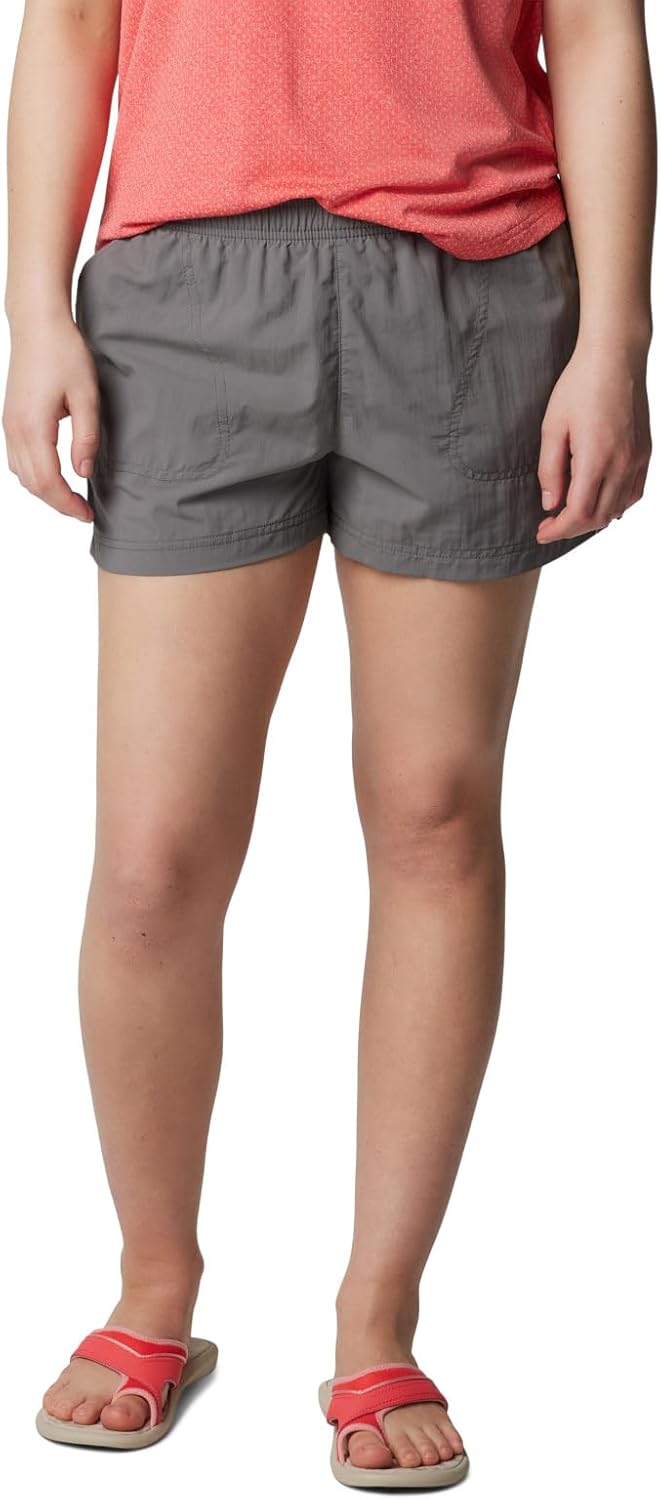 

Женские шорты Columbia Sandy River больших размеров, City Grey