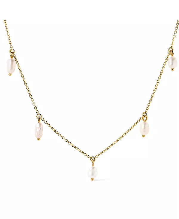 

Золотое жемчужное ожерелье - Локи Ana Luisa, gold