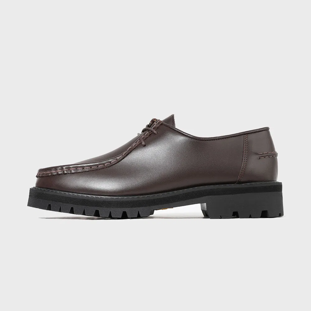 Мужские мокасины Firenze.A Italian Vibram Commando Sole 9008, коричневые FG — фото 2