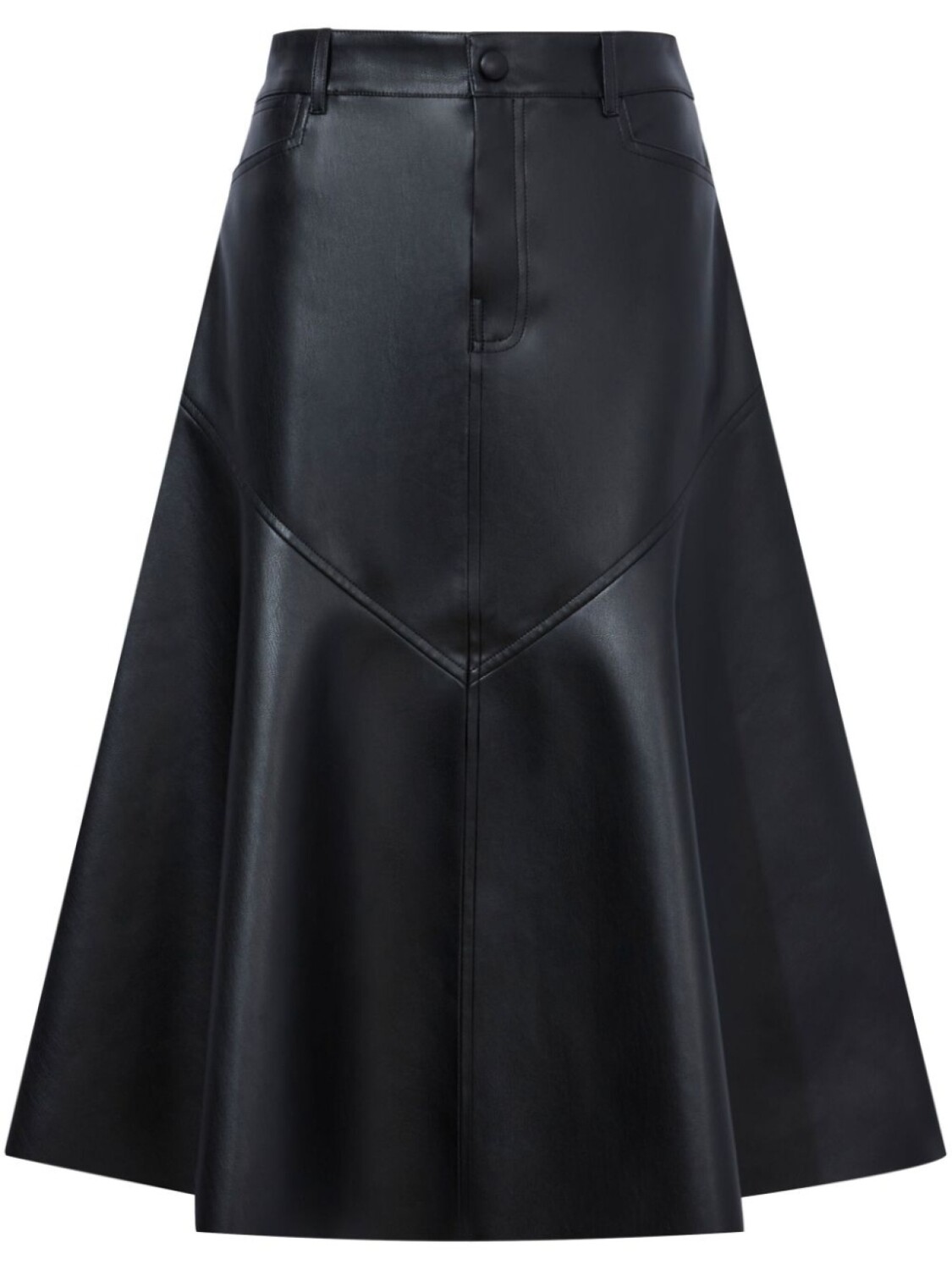 

Proenza Schouler White Label юбка Jesse из искусственной кожи, черный
