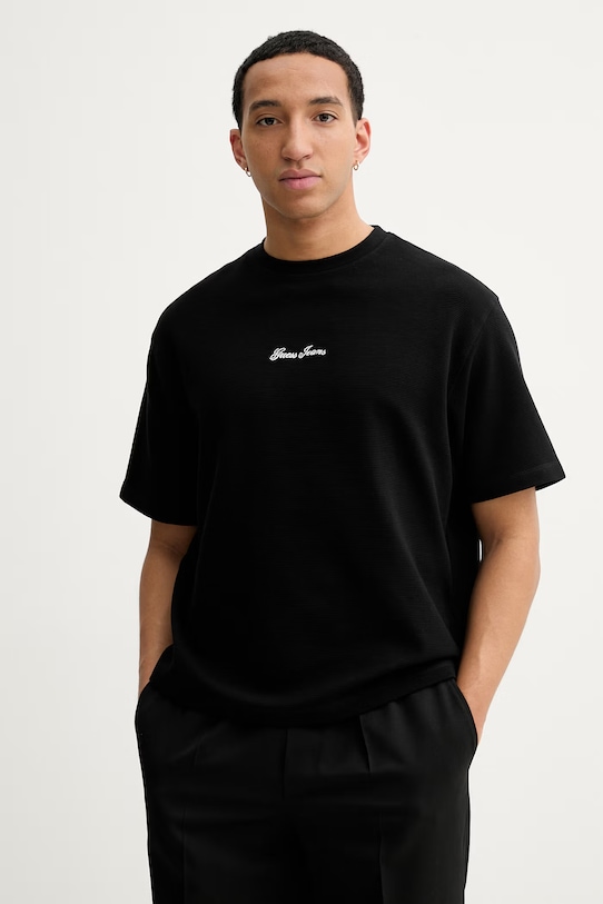 

Хлопковая футболка Guess Jeans, черный