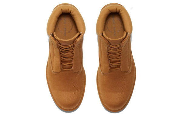 Кроссовки x pangaia waterproof 6 inch boots 'wheat' Timberland, желтый — фото 4