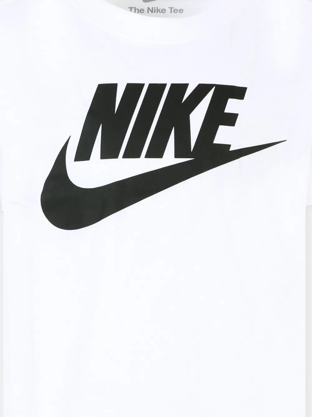 Футболка с короткими рукавами и принтом логотипа Nike Kids, белый — фото 2