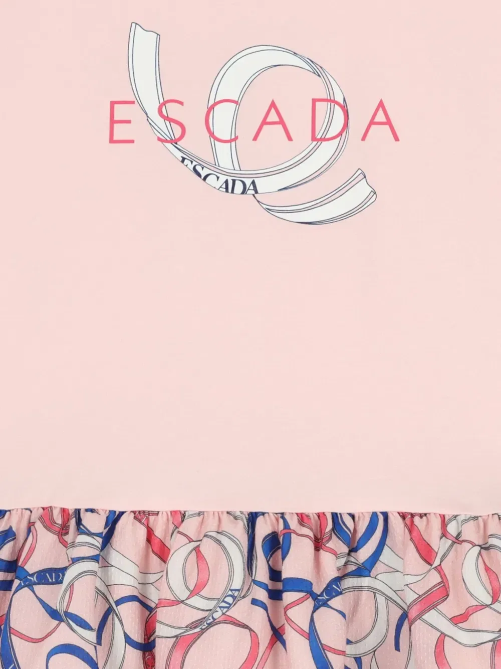 Платье с графическим узором Escada Kids, розовый — фото 3