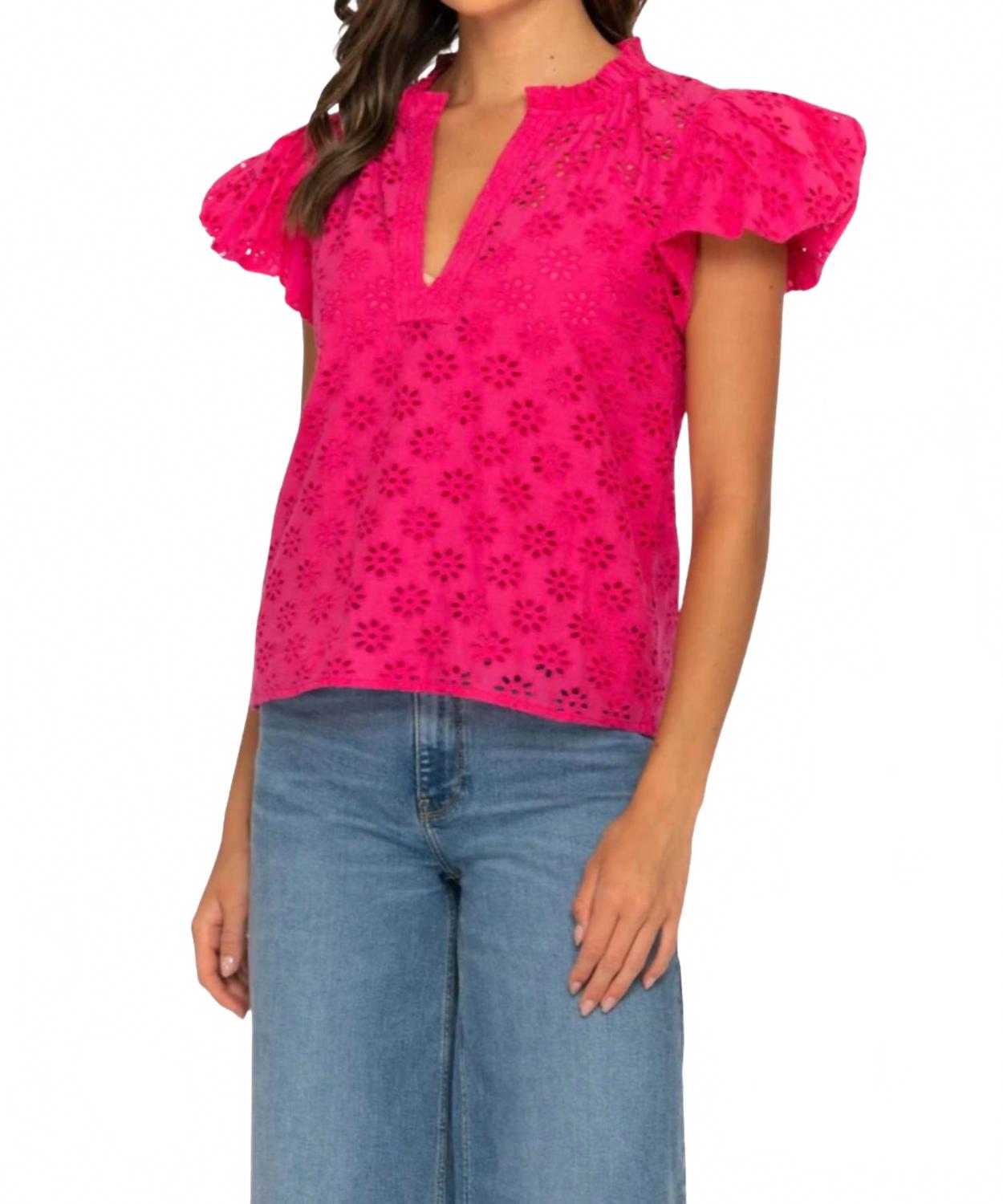 

Блузка Aida в цвете фуксия Tolani