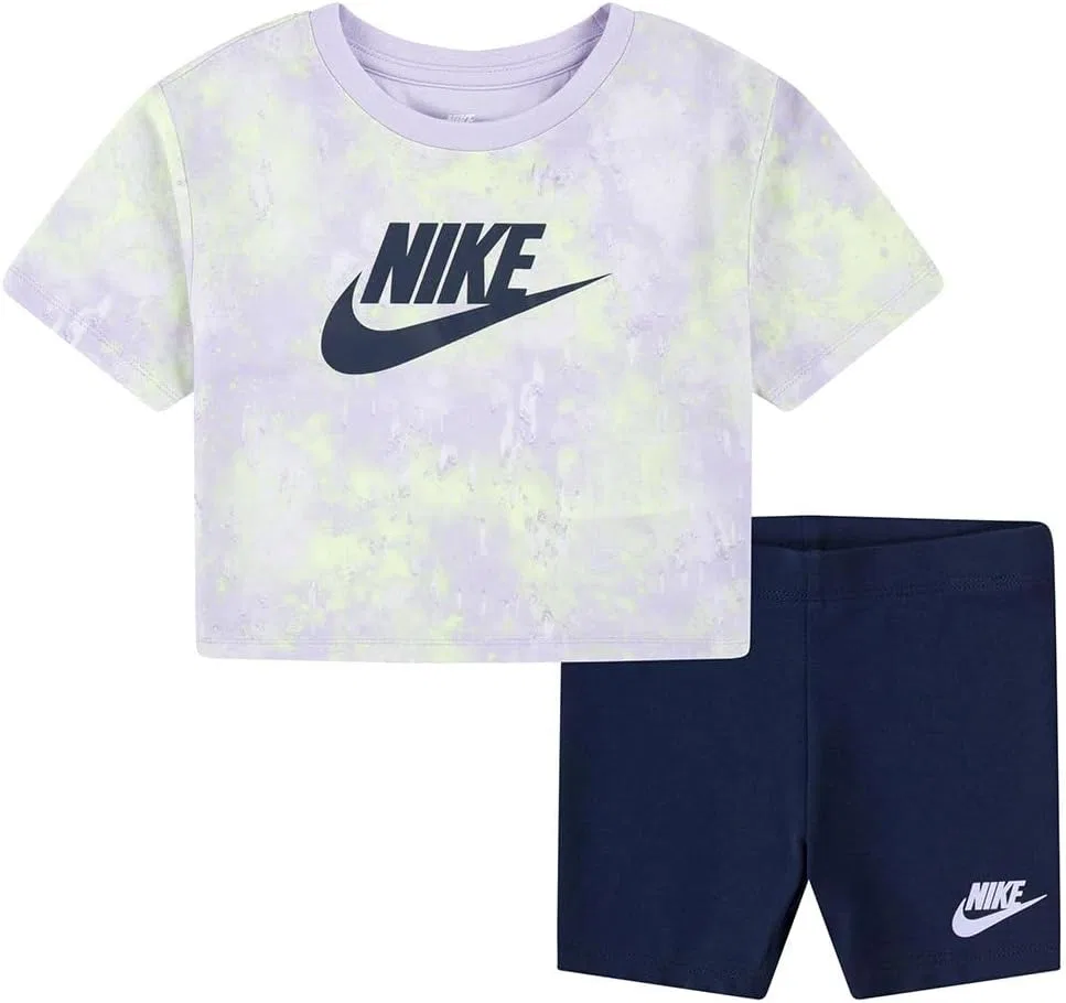 Детский комплект футболка и шорты Nike, Purple