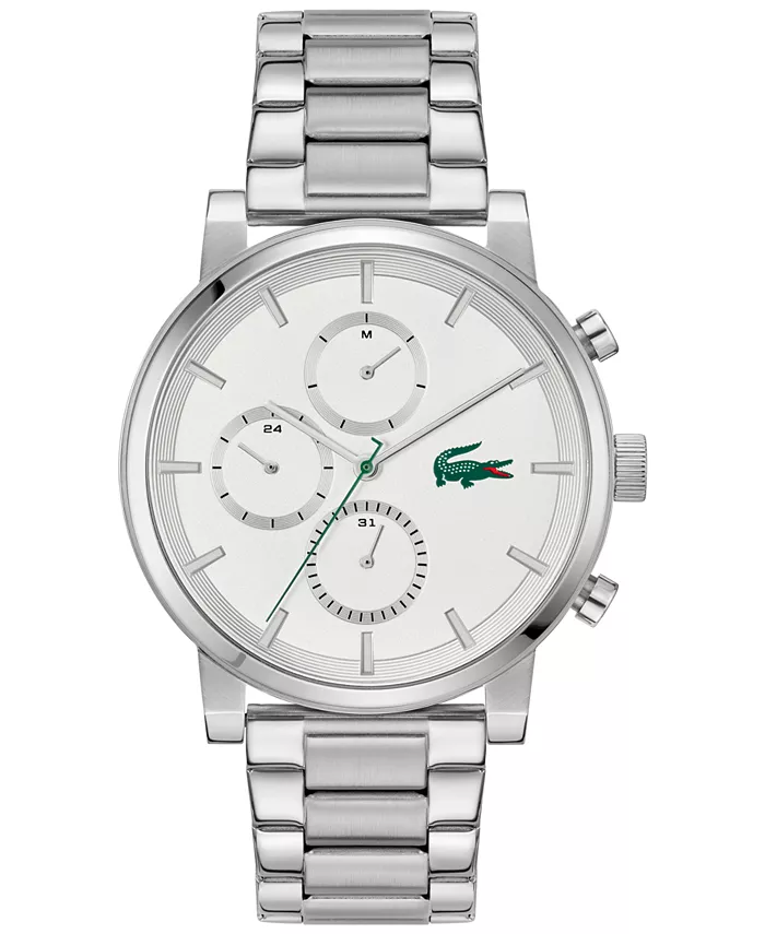 

Мужские часы Replay с браслетом из нержавеющей стали серебристого тона, 44мм Lacoste