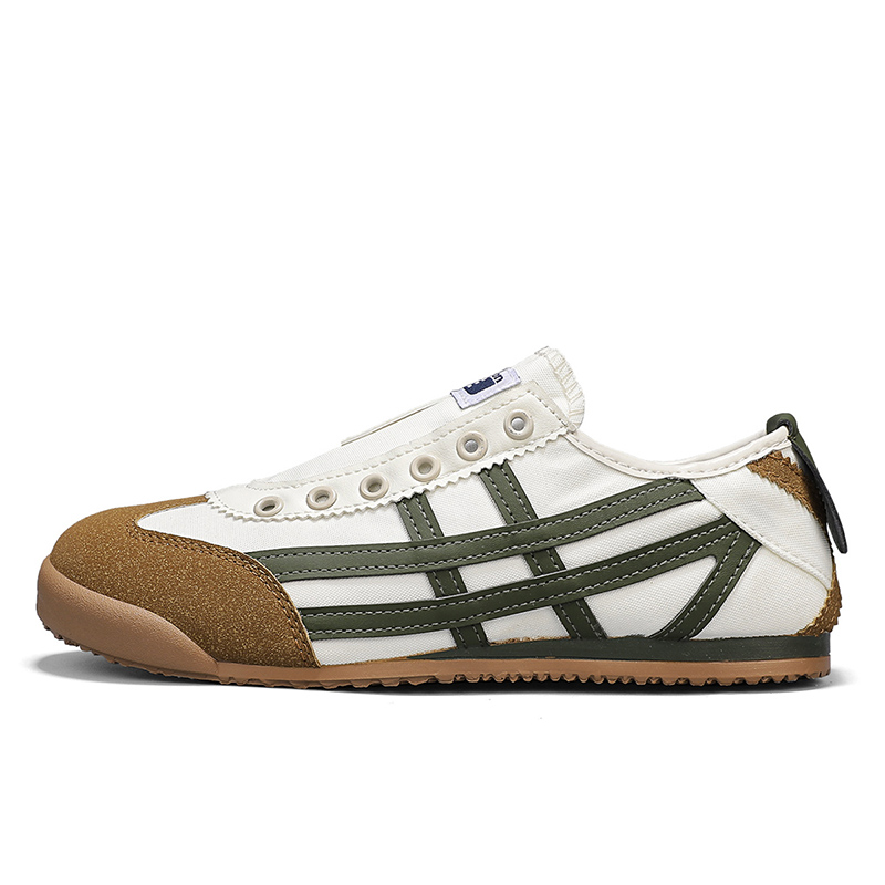 

Низкие кроссовки для скейтбординга, мужская коробка JASONWOOD, Beige Green