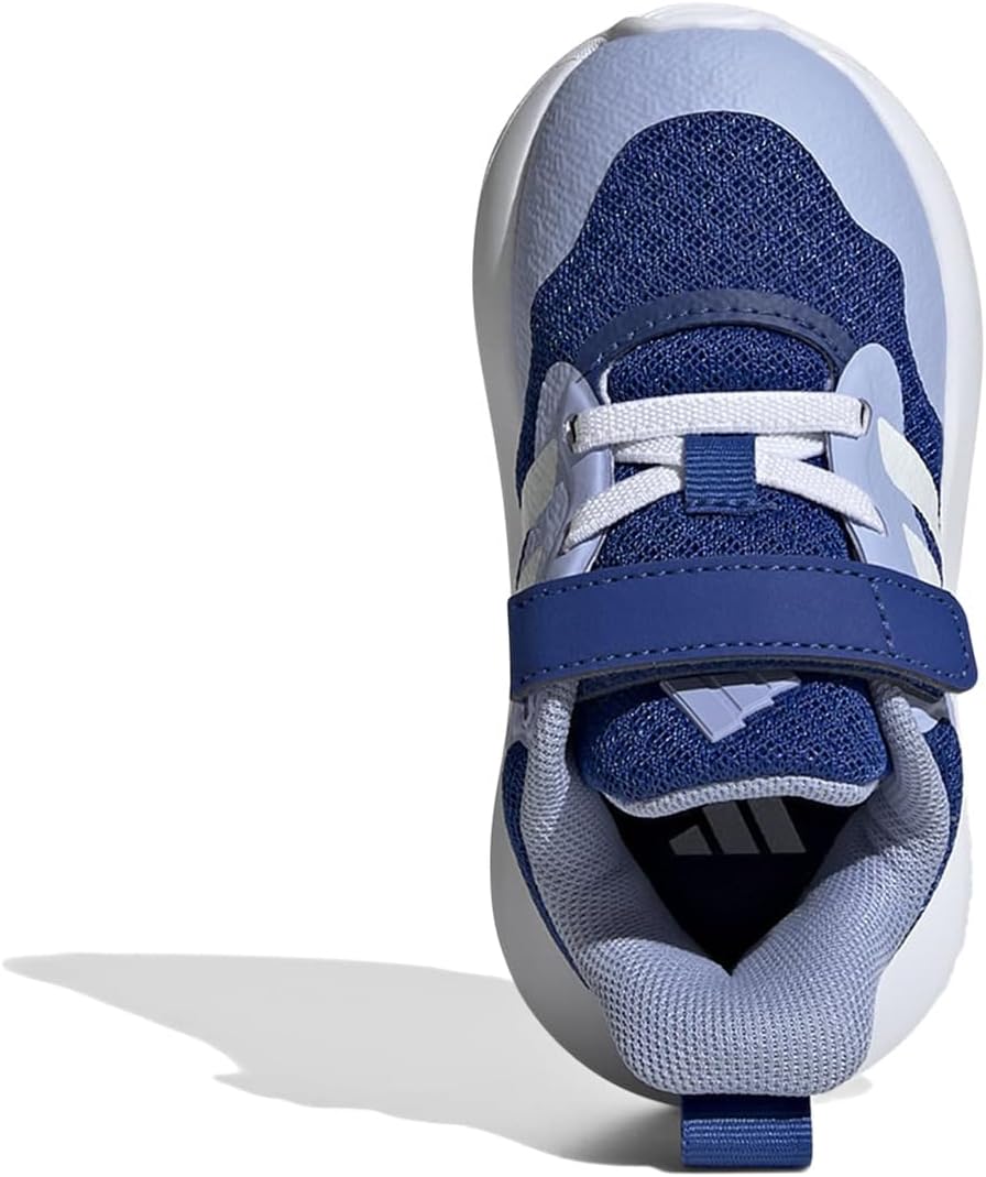 Кроссовки Adidas Unisex-Child Fortarun 2.0 для бега, белый/синий — фото 2