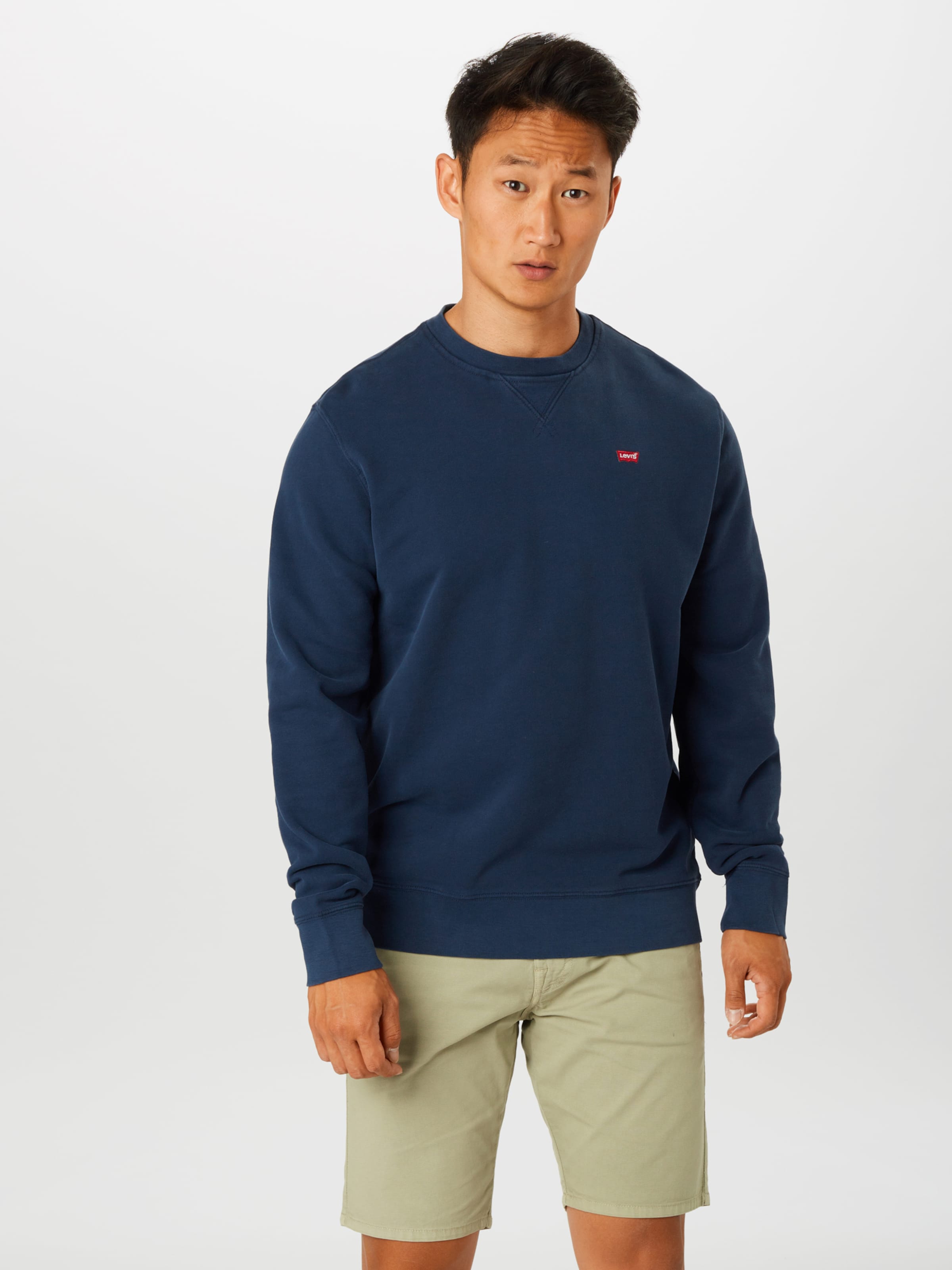 LEVI'S  Свитшот Regular fit 'Original Housemark Crewneck Sweatshirt' в цвете Marine Blue — фото 3