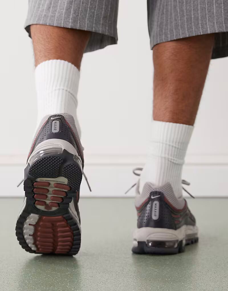 Кроссовки Air Max TL 2.5 серого и коричневого цветов Nike — фото 4