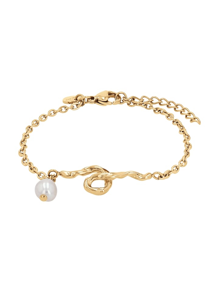 

Noelani Браслет из нержавеющей стали, покрытие IP-золотом белого цвета