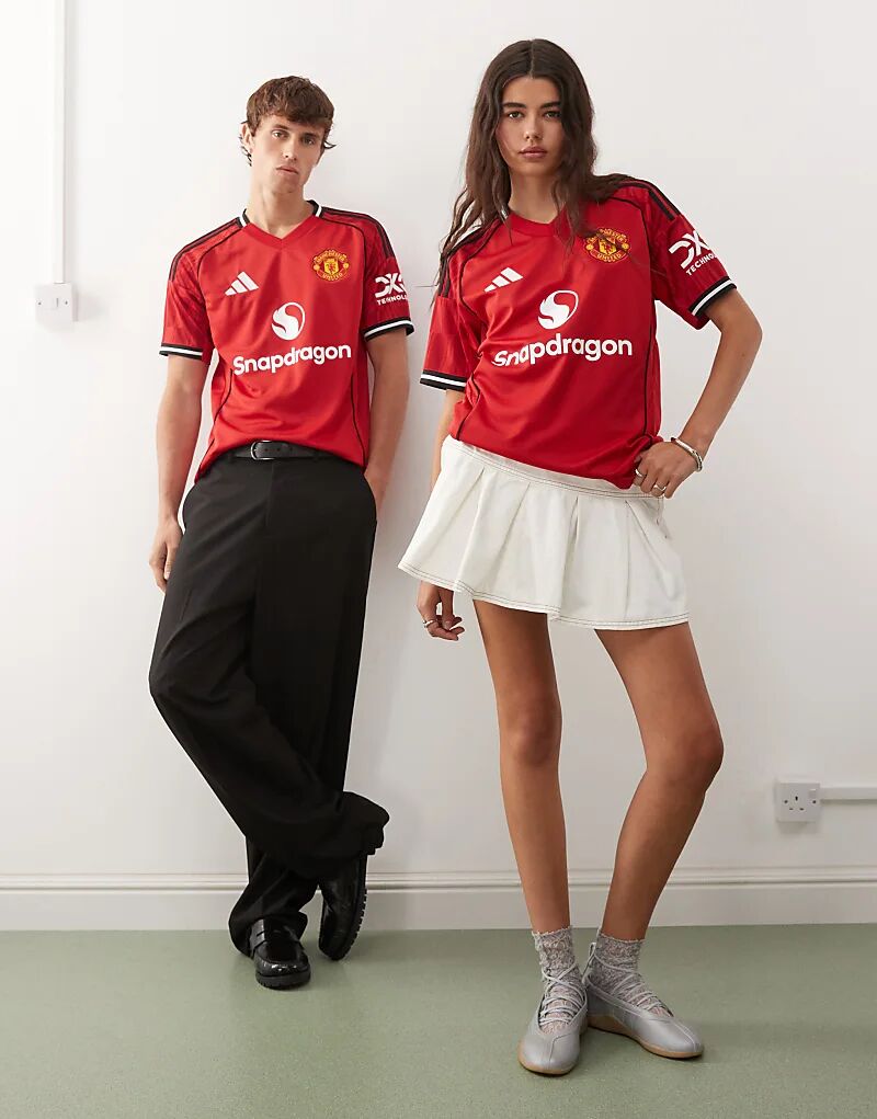 Домашняя футболка Adidas Manchester United 25/26 — фото 2