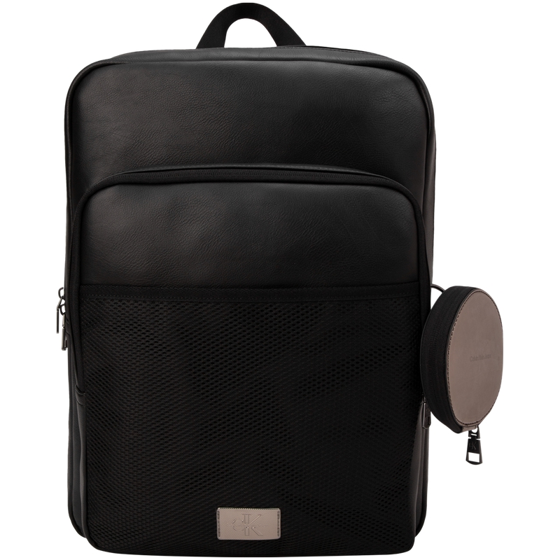 

Синтетическая кожаная рюкзак CALVIN KLEIN Regular Men's Space Black