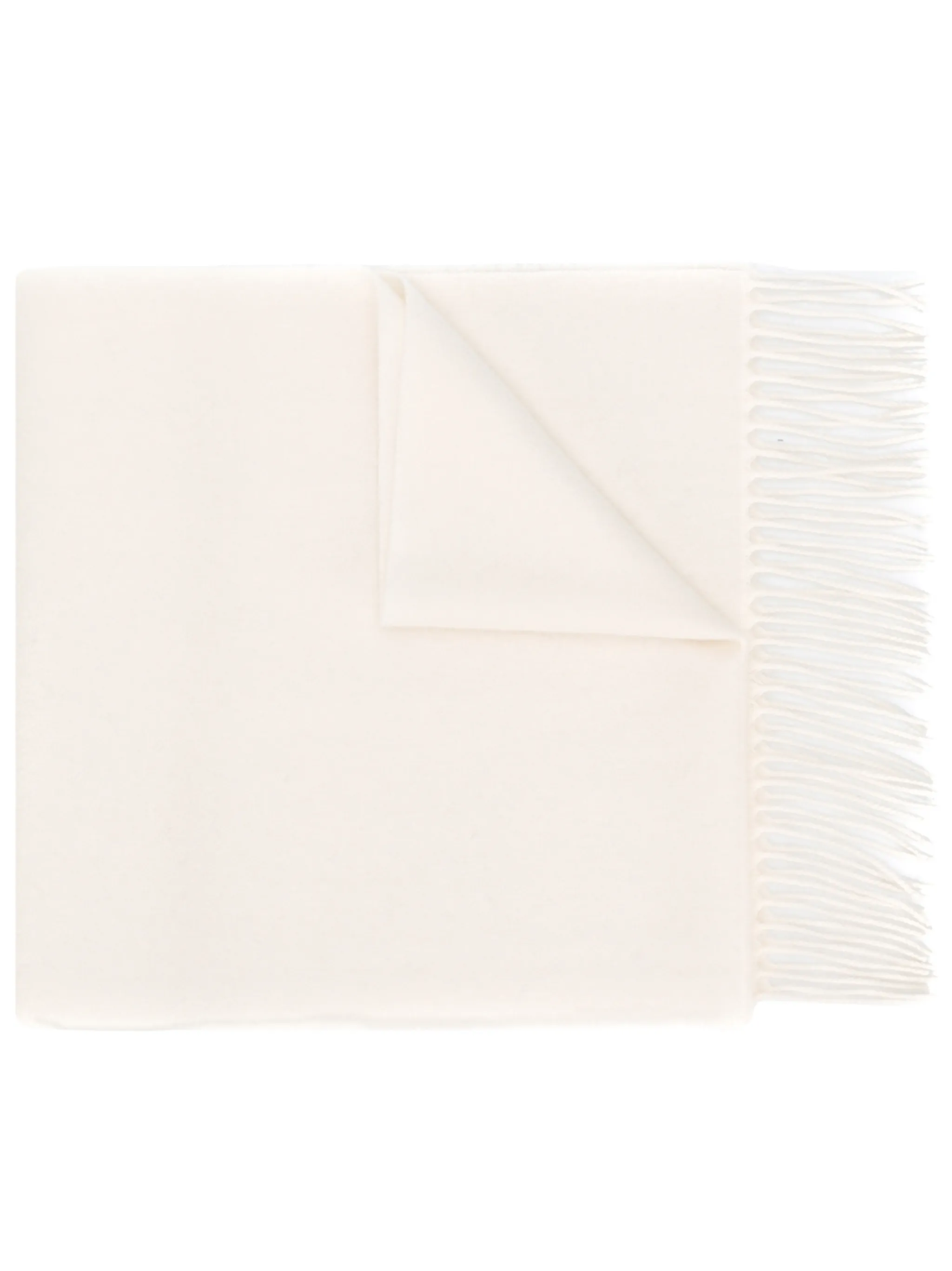 

Шарф с бахромой N.Peal, белый