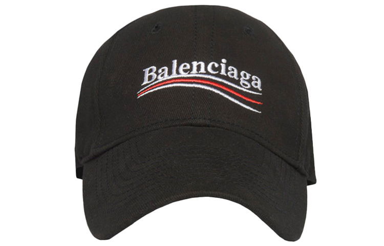

Balenciaga Хлопковая бейсболка унисекс черная