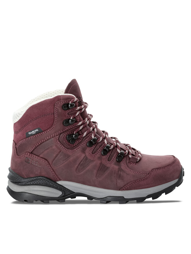 

Треккинговая обувь Jack Wolfskin Botas de trekking Refugio Prime Texapore Mid W, вишневый/бордовый