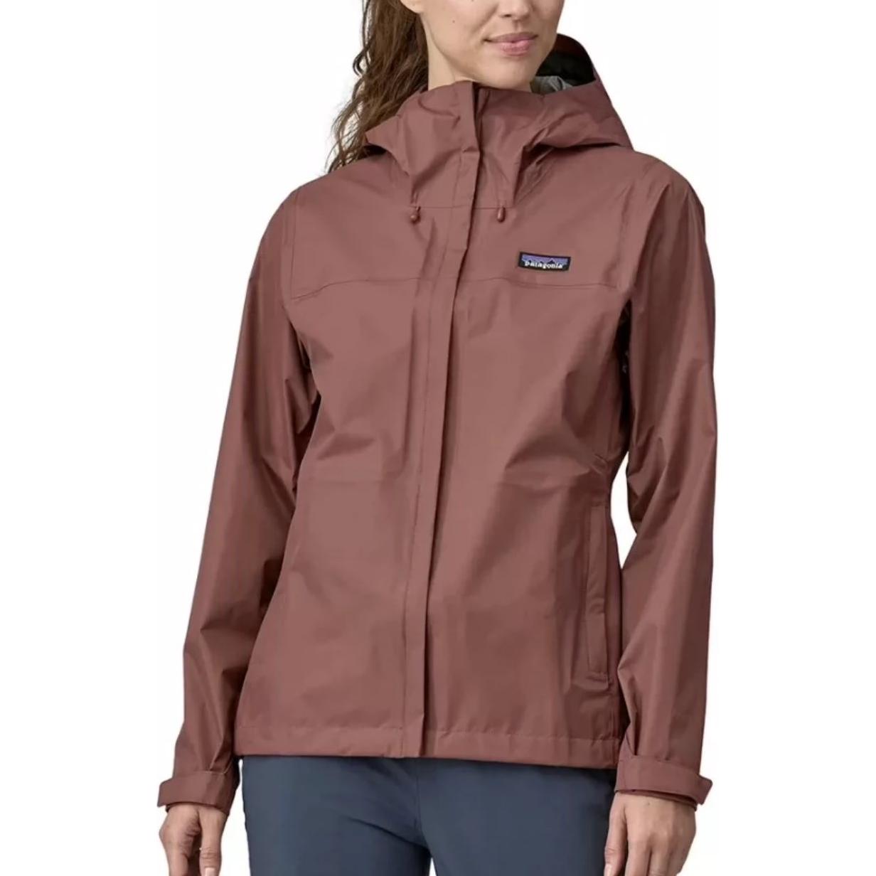 

Patagonia Куртка-бомбер с капюшоном и нашивкой с логотипом, Purple Seaweed Mauve