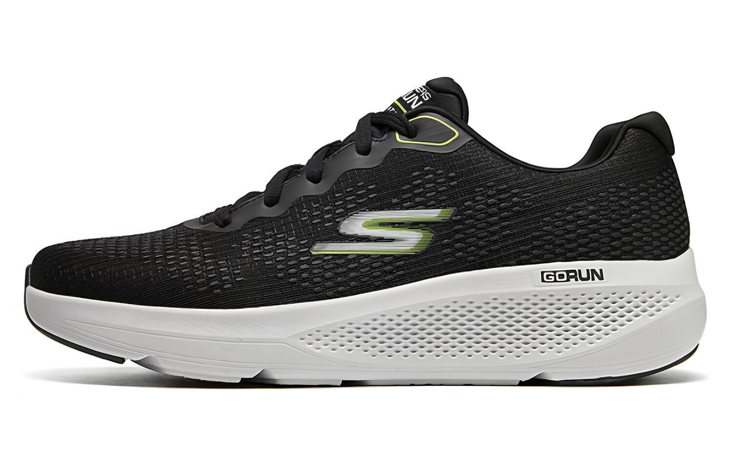 

Кроссовки мужские низкие черные/лимонные Skechers