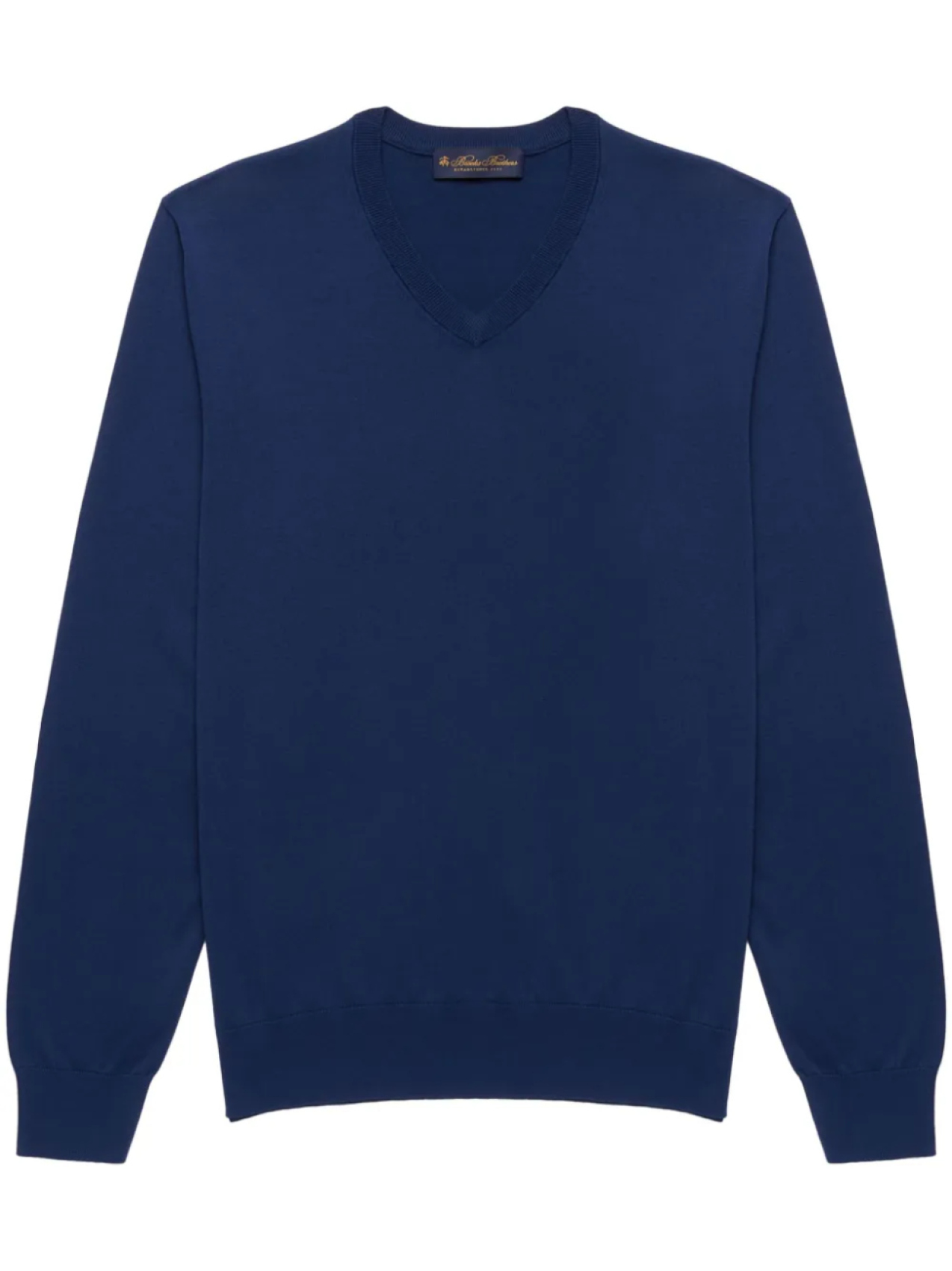 

Джемпер тонкой вязки Brooks Brothers, синий