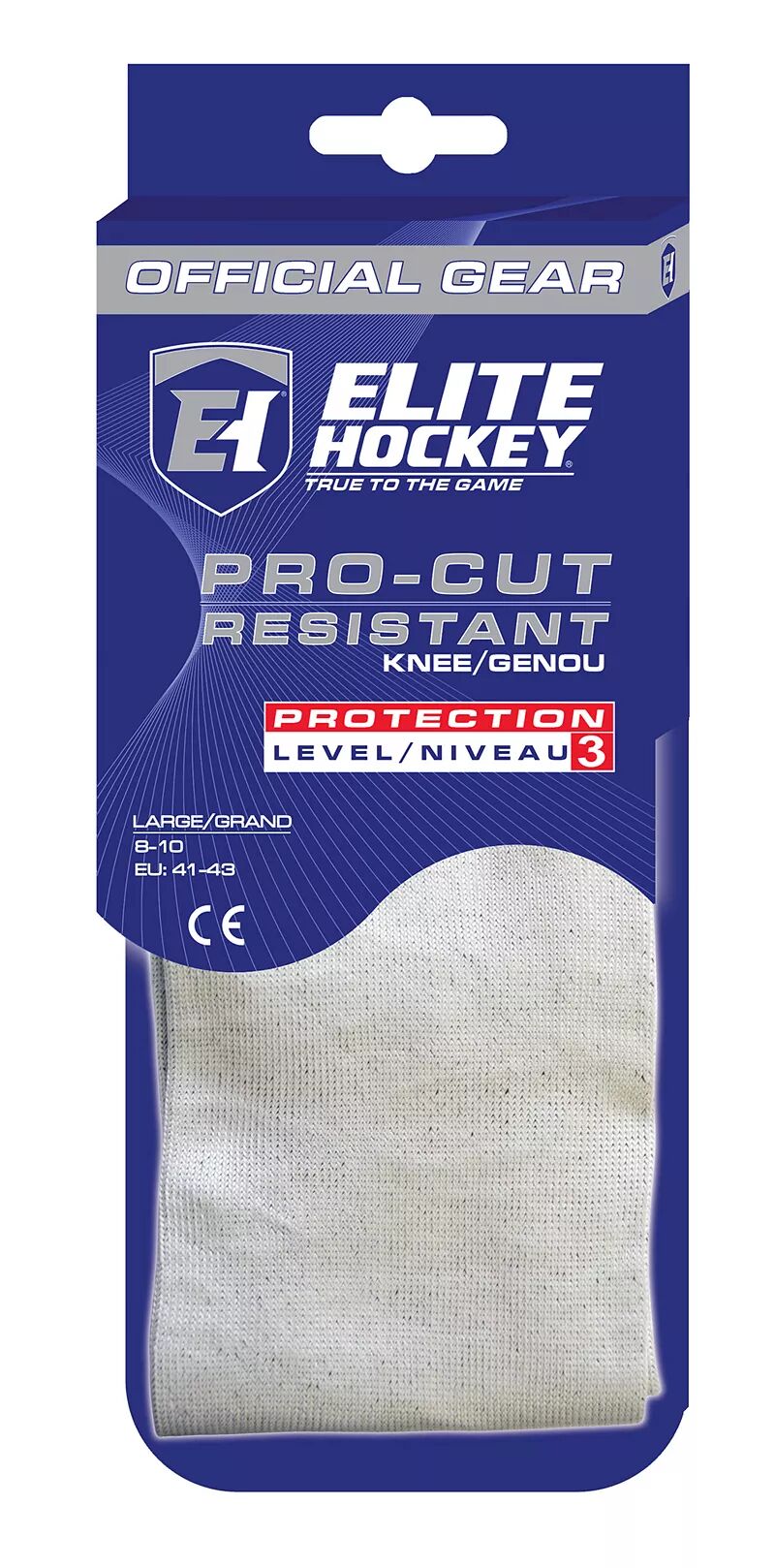 

Гольфы Elite Hockey Pro-Cut, устойчивые к порезам Icon Sports Group, серебристый/черный