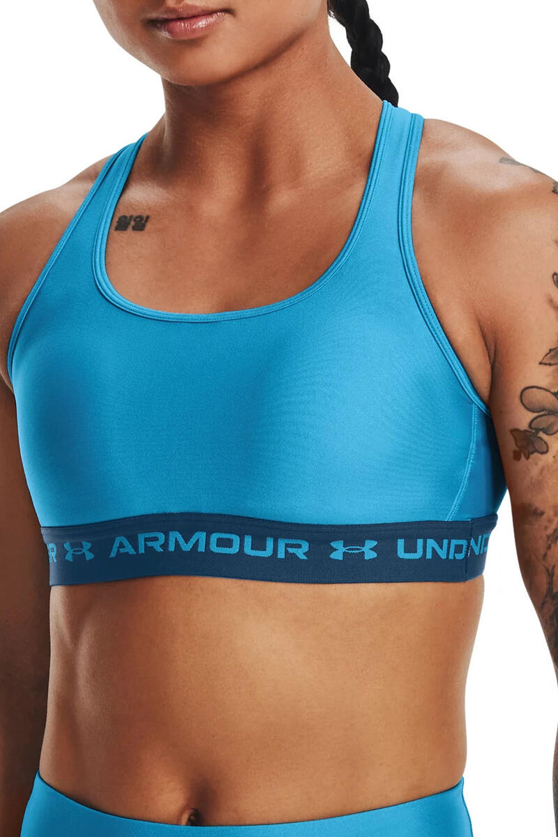 

Бюстгальтер средней длины с перекрестной спинкой UA Under Armour, синий