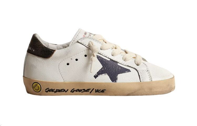 Детские кроссовки Superstar на шнуровке Golden Goose — фото 2