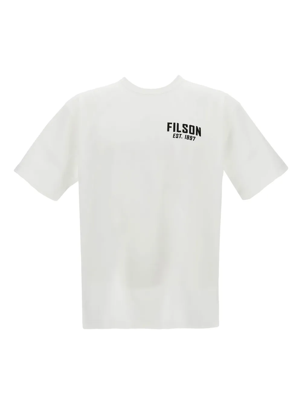 

Футболка с графическим принтом и круглым вырезом Junya Watanabe Man, белый