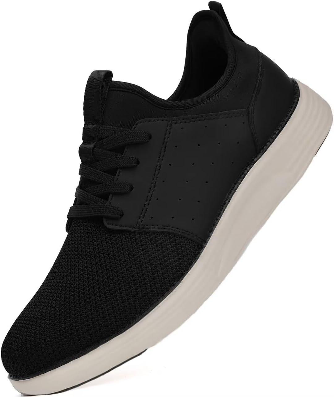 

Мужские повседневные туфли, модные кроссовки, легкие дышащие безшнурковые ходовые и спортивные кроссовки для тренировок и тенниса Yolark, черный