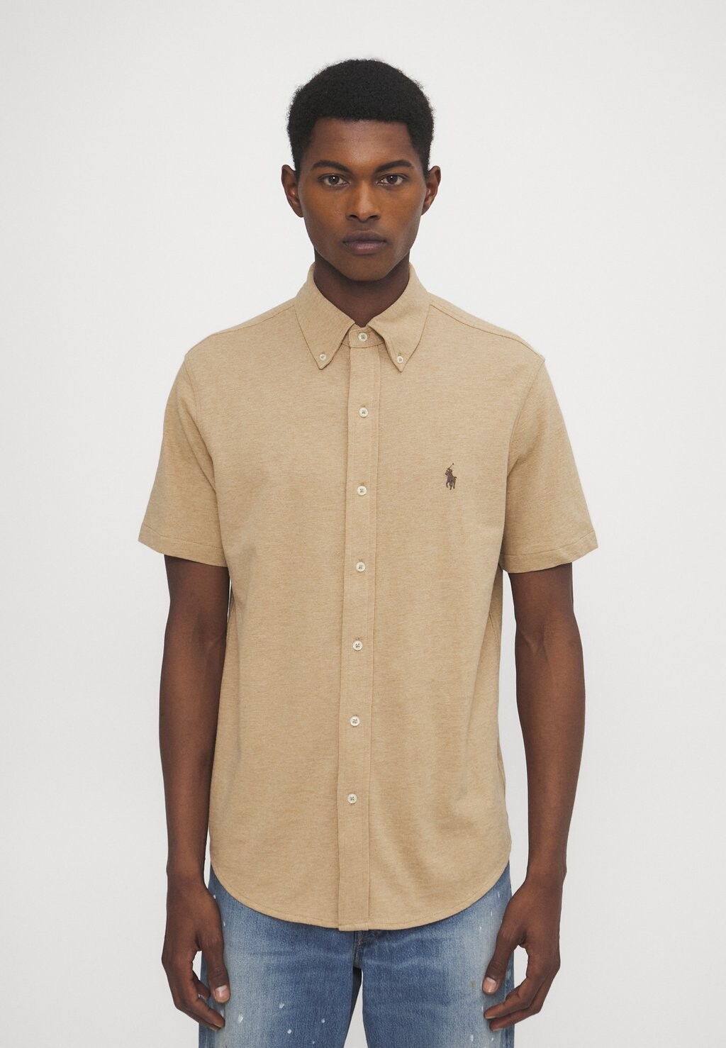 

Рубашка FEATHERWEIGHT MESH SHIRT Ralph Lauren, коричневый