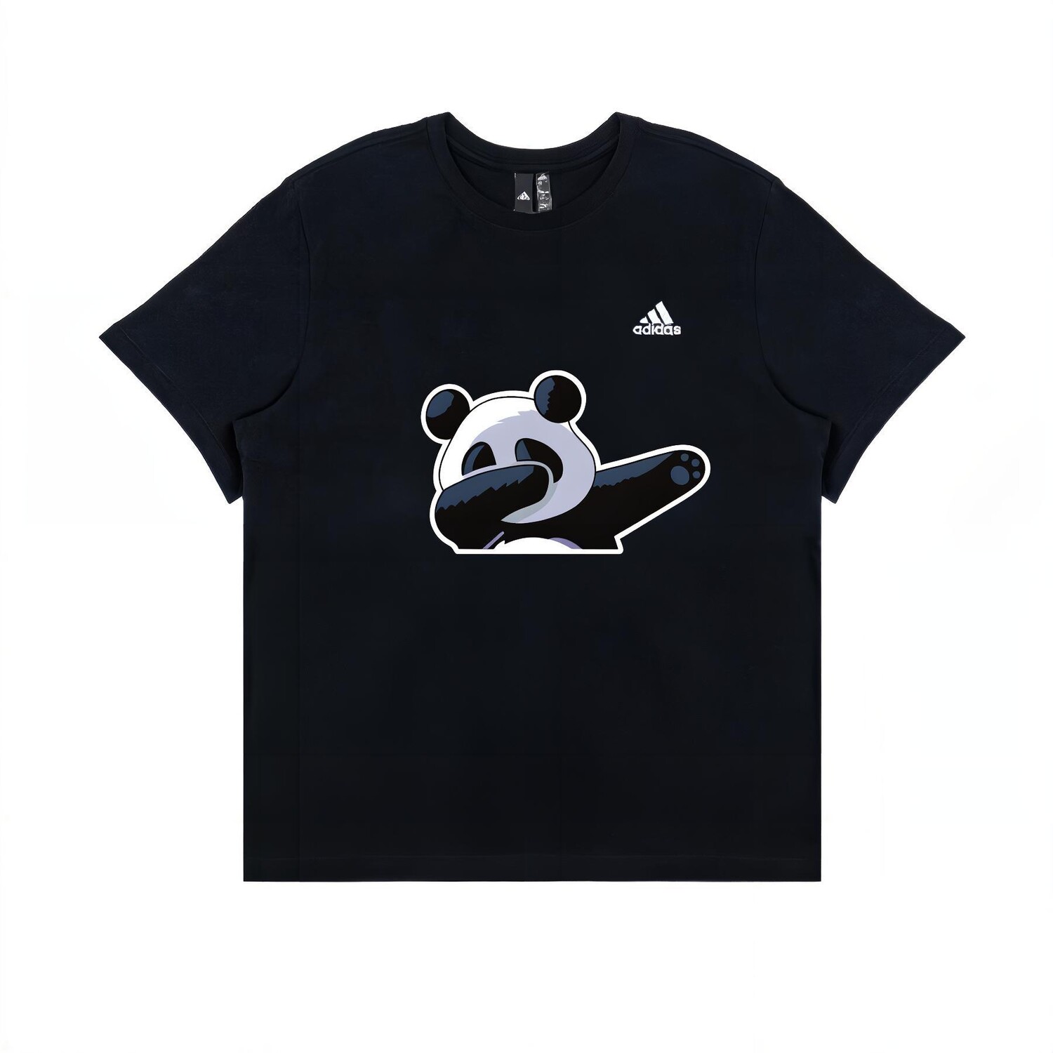 

Футболка унисекс черная Adidas, черный