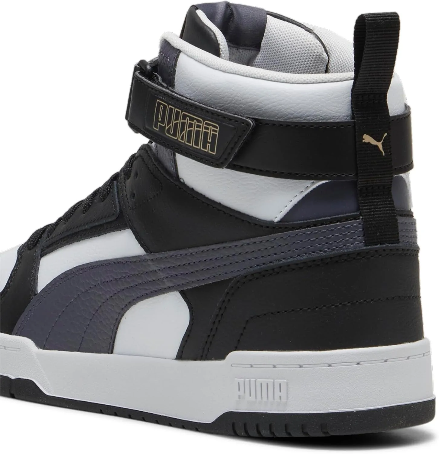 Кроссовки PUMA Unisex RBD Game Trainers, белый/черный — фото 2