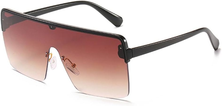 

Солнцезащитные очки для женщин и мужчин в крупной оправе, цельные солнцезащитные очки в полуоправе с градиентными линзами, ретро-очки для вождения, защита от УФ-излучения UV400 KTUCN, Balck Doubletea