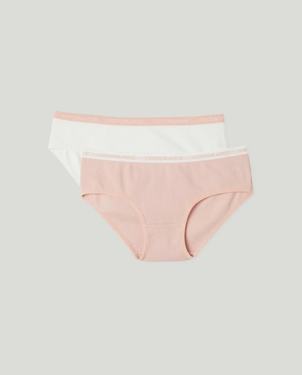 

Комплект из двух трусиков для девочек Cotton Juice, мультиколор