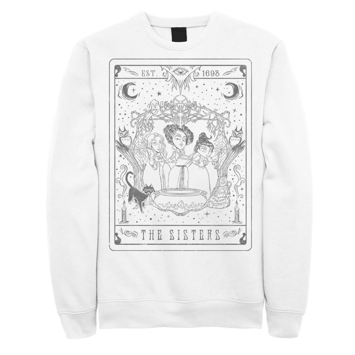 

Мужской свитшот Hocus Pocus The Sisters Tarot Group Shot Licensed Character