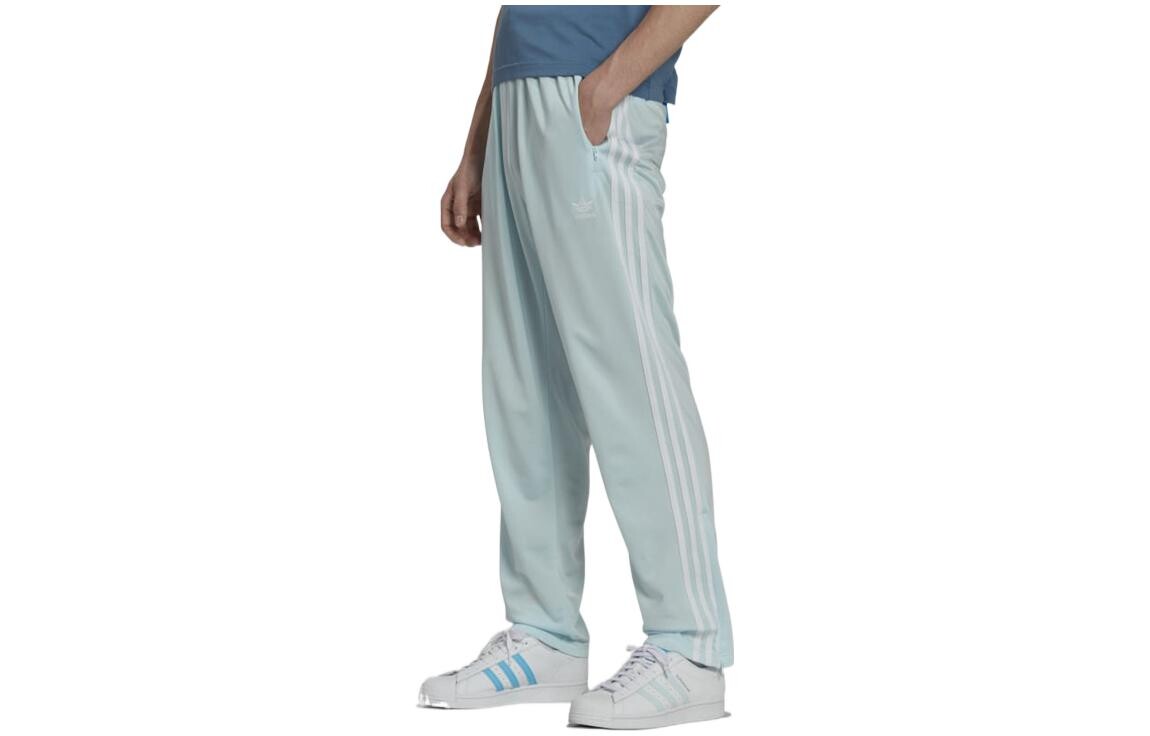 

Трикотажные спортивные штаны мужские мятно-зеленые Adidas, мятно-зеленый
