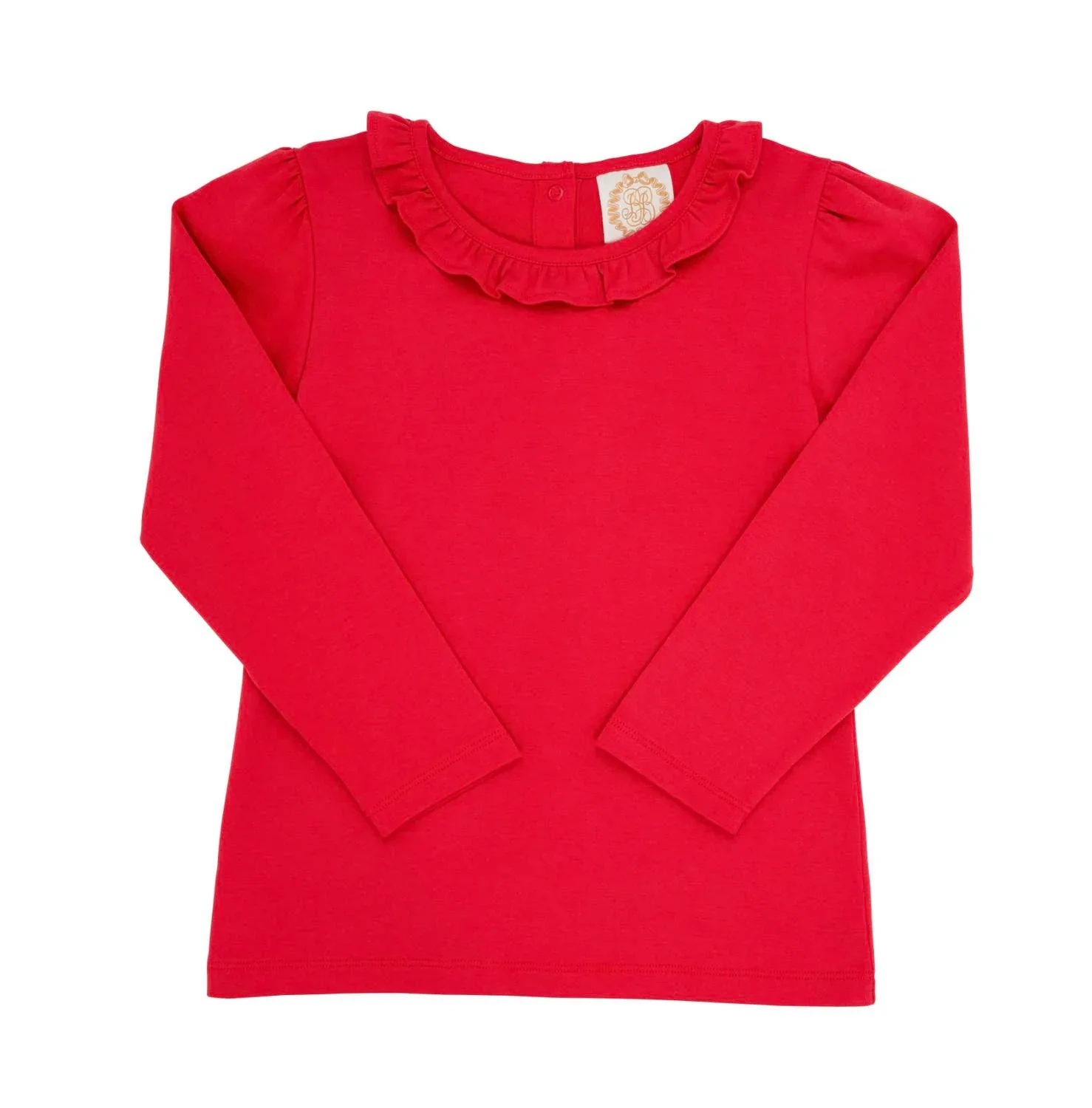 Детская блузка Reece с рюшами, цвет Richmond Red The Beaufort Bonnet Company