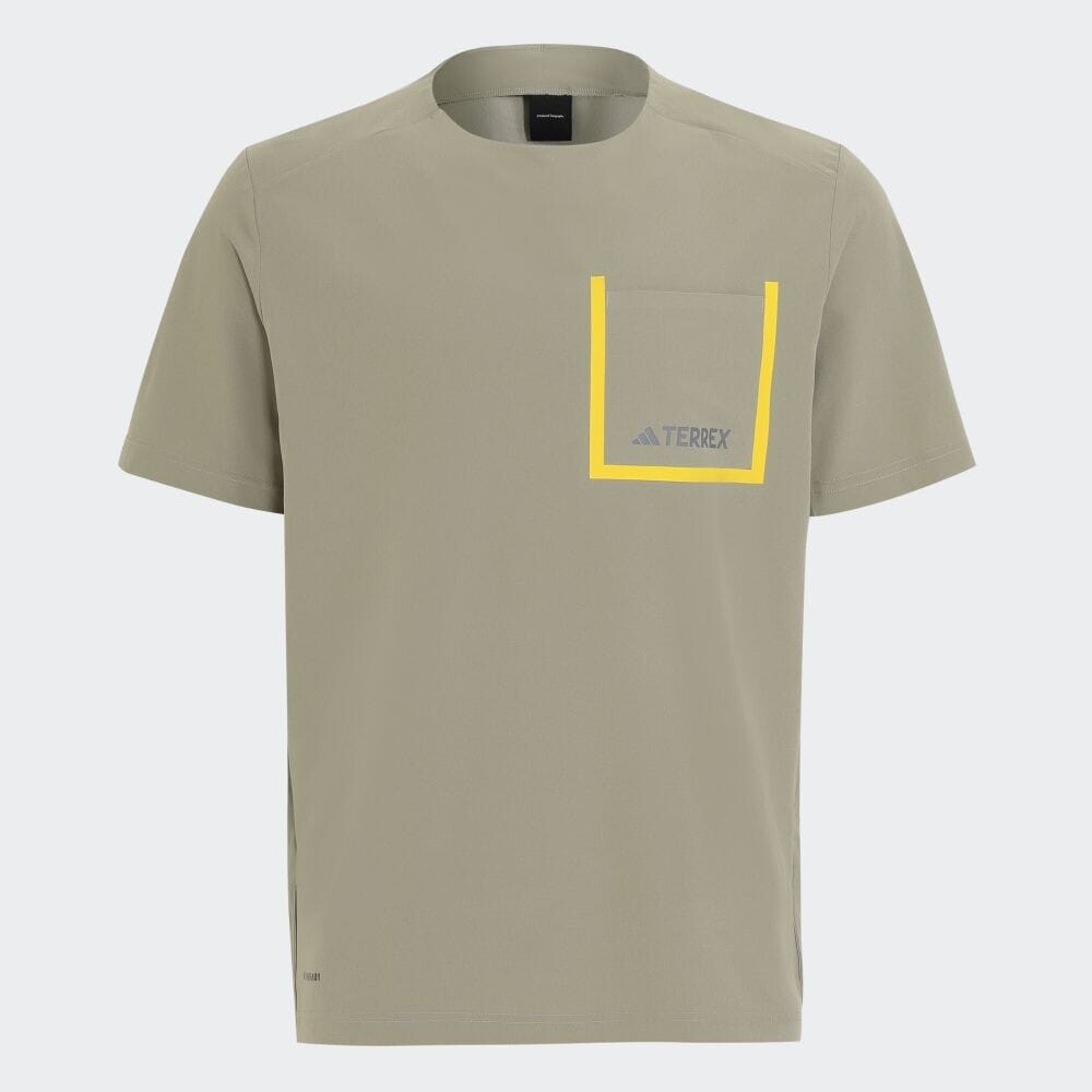 

Футболка Adidas National Geographic Short Sleeve T-Shirt, цвет Silver Pebble