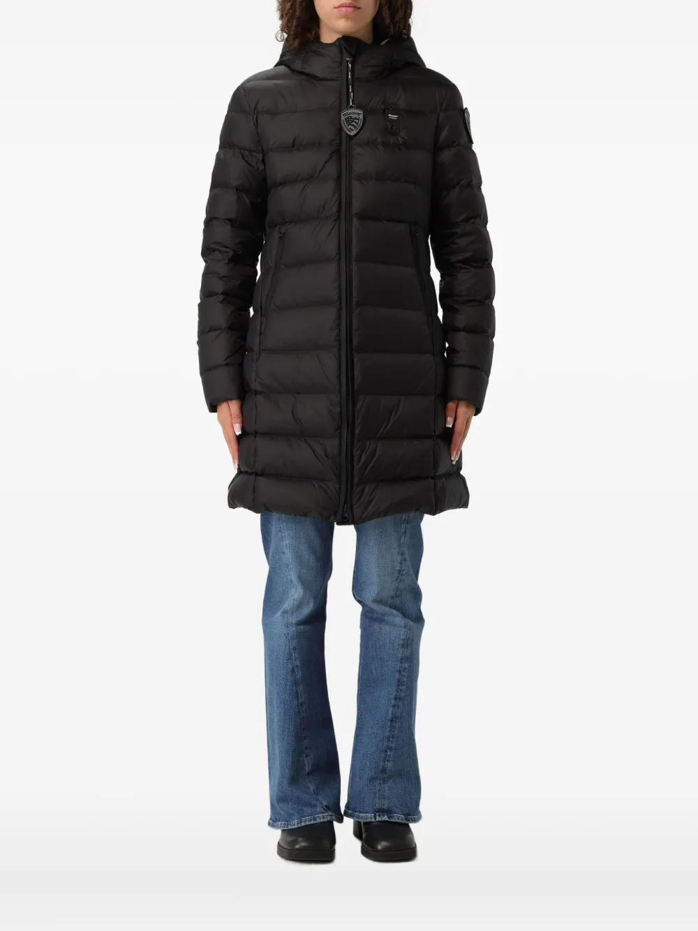 

Пальто с капюшоном Agnes Blauer, черный