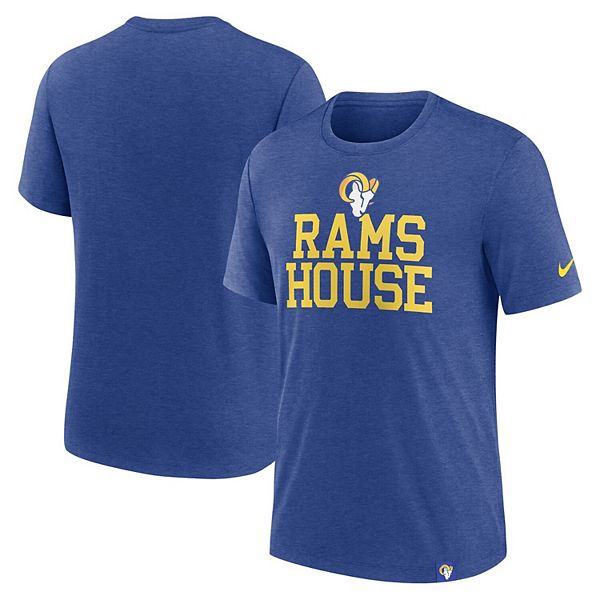 

Мужская футболка royal los angeles rams blitz tri-blend Nike