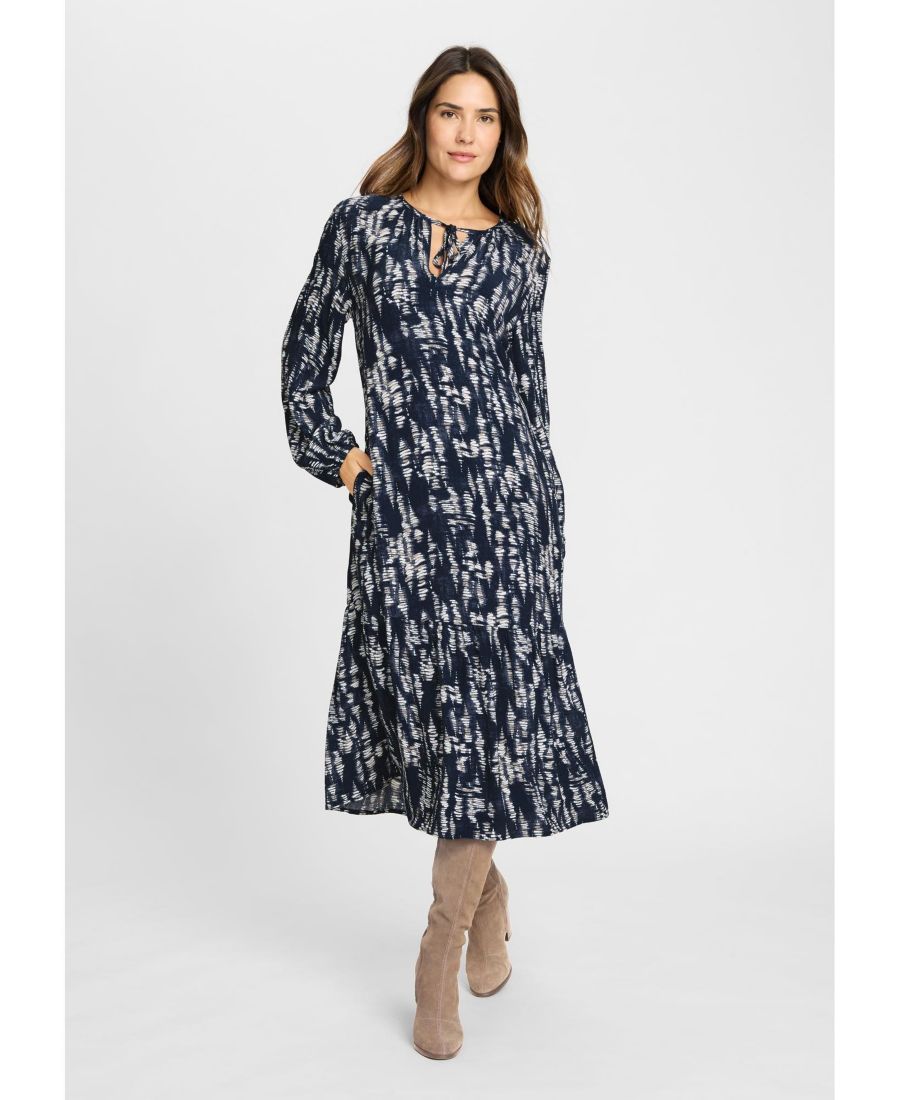 

Платье-туника с принтом Olsen, Ink blue