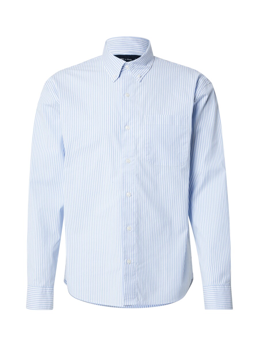 

Рубашка обычного кроя на пуговицах Abercrombie & Fitch, светло-синий