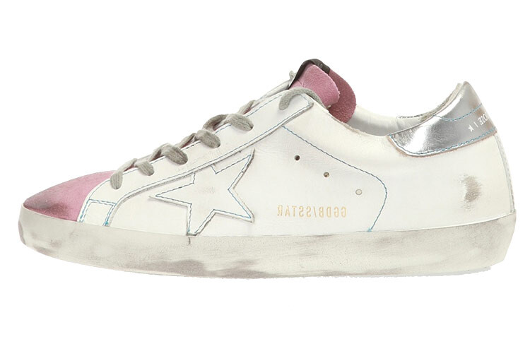 

Кроссовки женские Golden Goose Super-Star, белый / розовый