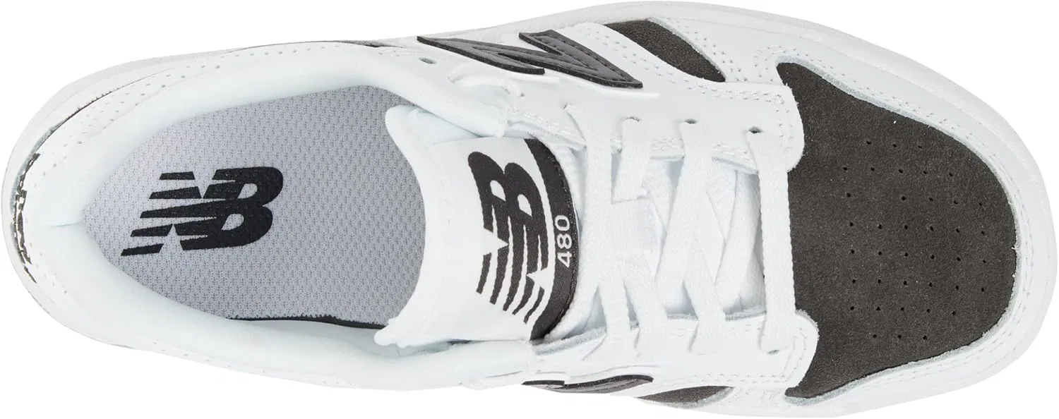 Кроссовки New Balance Baby-Jungen 480, White Leather Textile — фото 3