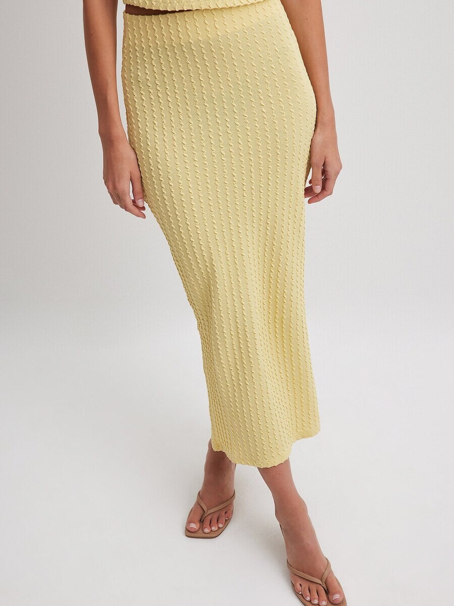 

Юбка NA-KD Skirt, пастельно-желтый