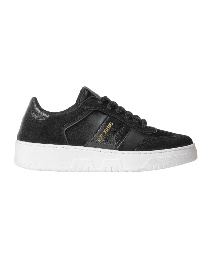 

Кожаные кроссовки женские Saint Sneakers, черный