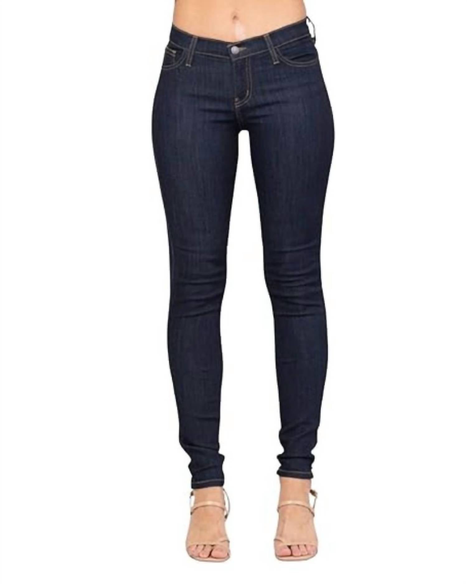 

Джинсы скинни Dark Wash Mid Rise из темного денима Judy Blue, цвет dark denim
