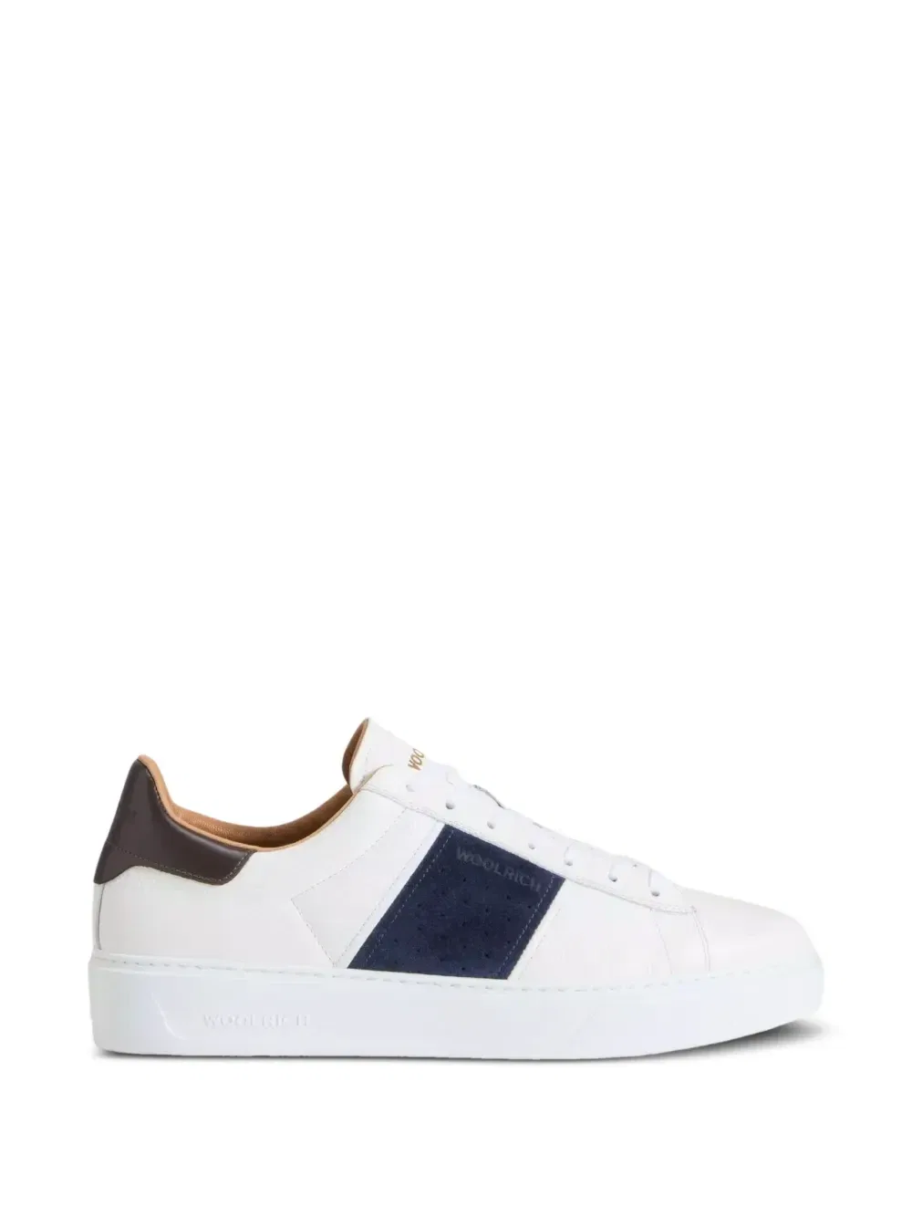 Кожаные кеды Classic Band Court WOOLRICH, белый