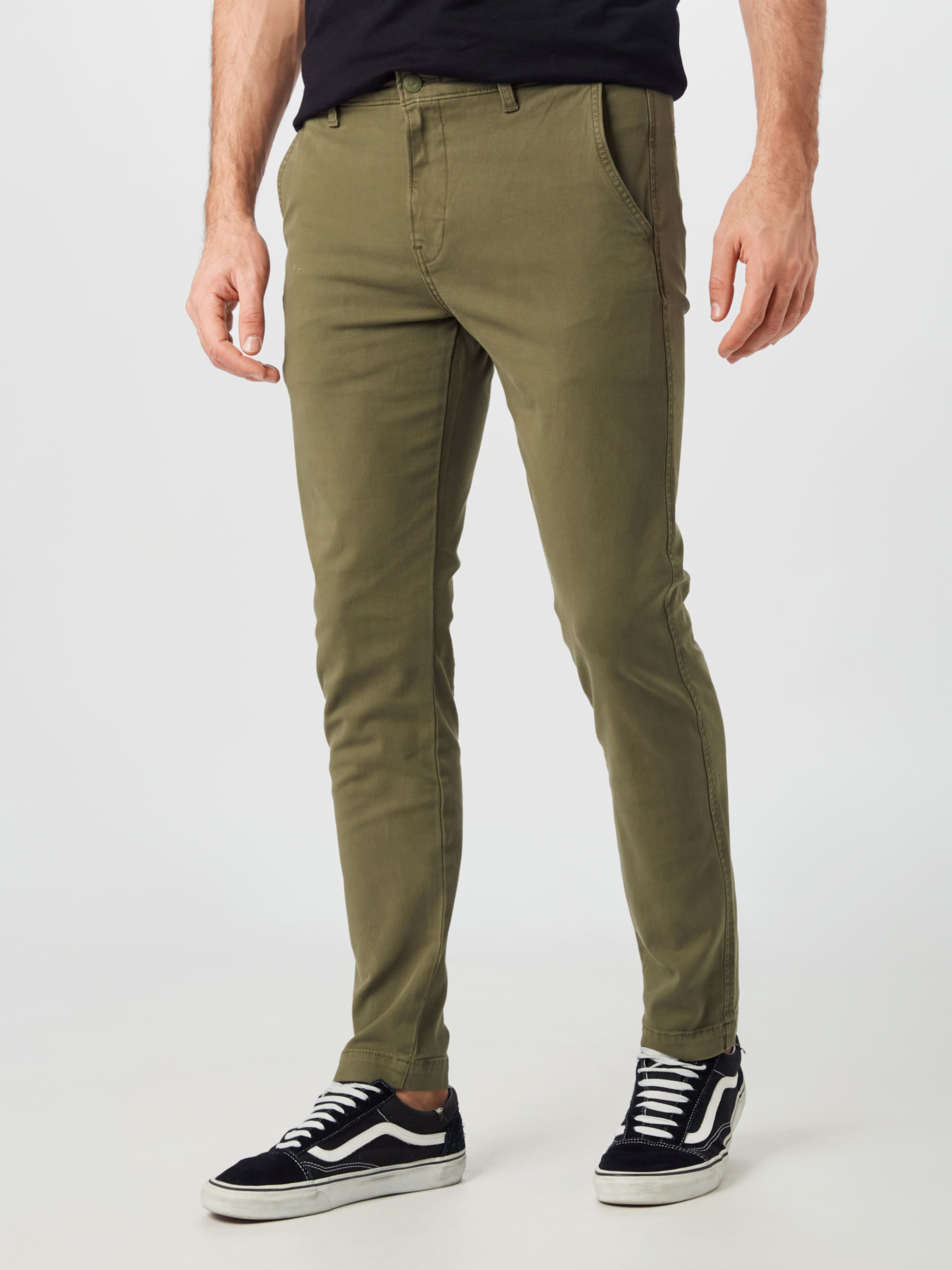 LEVI'S  Узкие брюки-чиносы 'XX Chino Slim II' в оливковом цвете — фото 2
