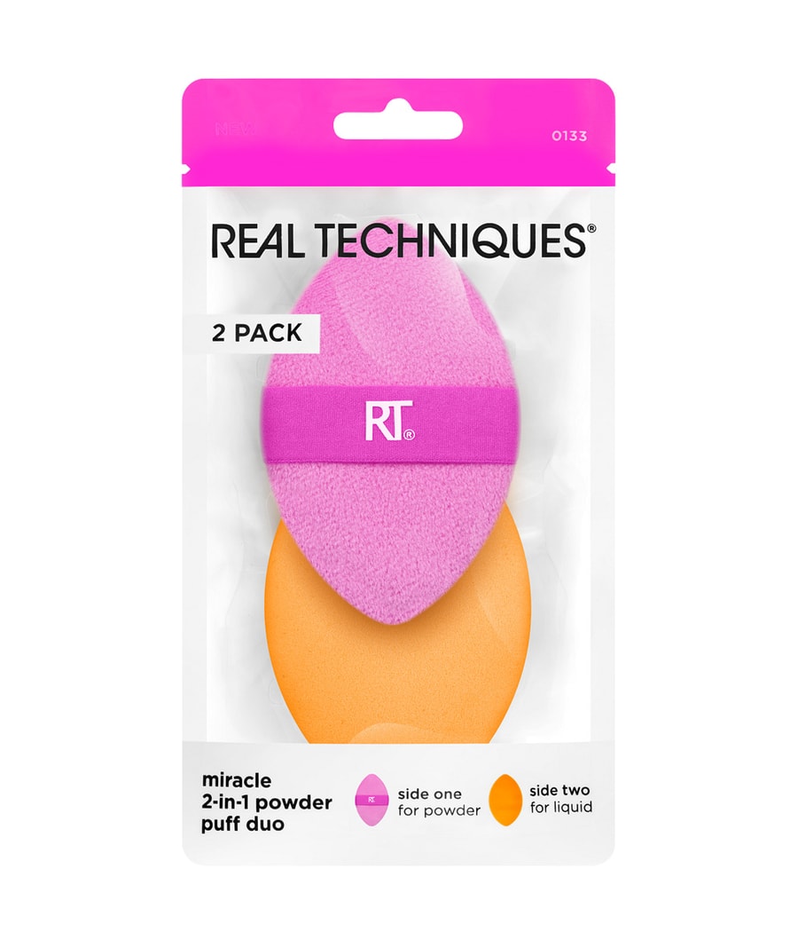 

Спонж для макияжа Real Techniques Miracle Powder Puff Duo, 1 шт.